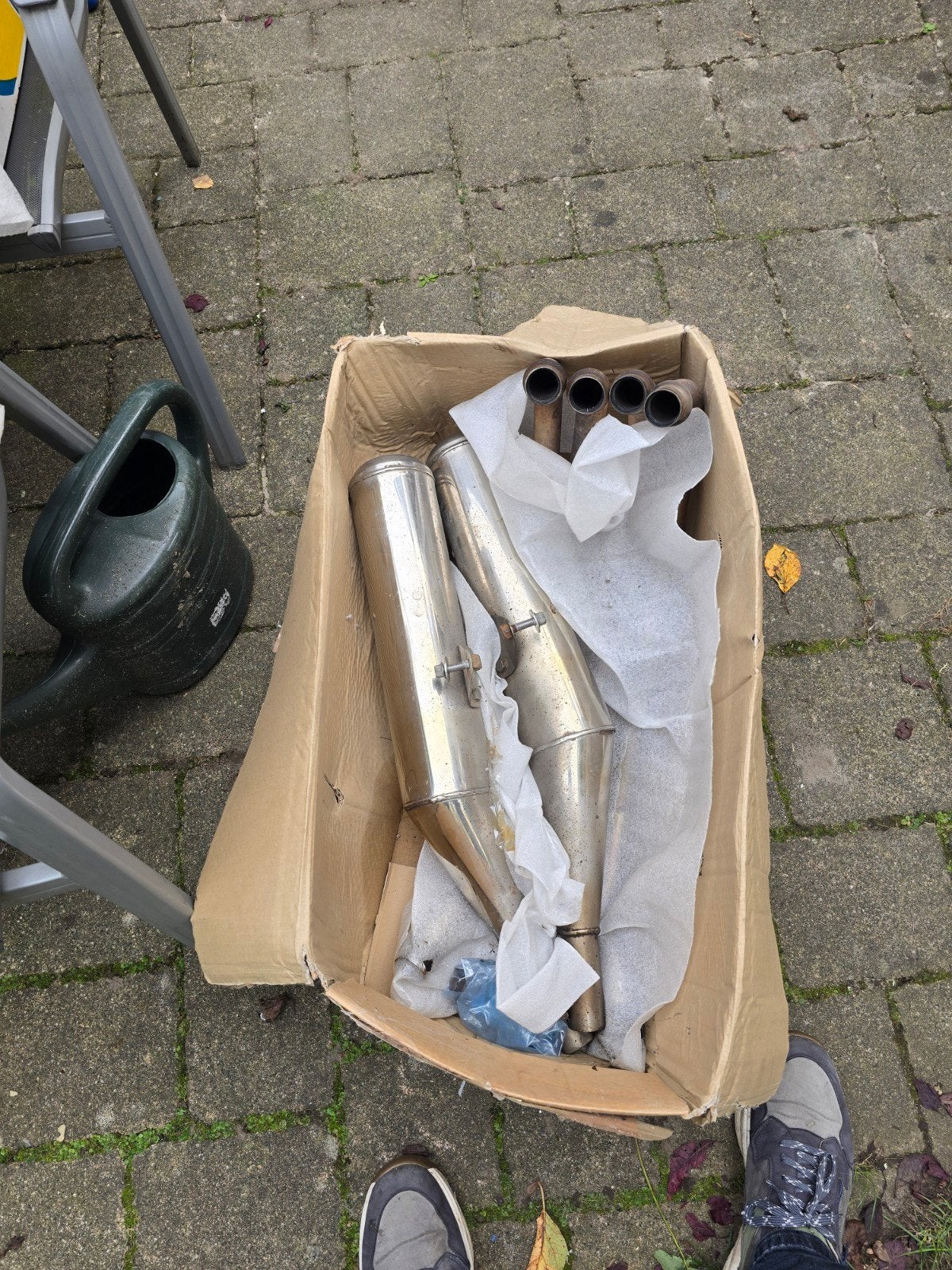Uitlaatdempers en pijpen voor een yamaha diversion 900 S, Ophalen of Verzenden, Gebruikt