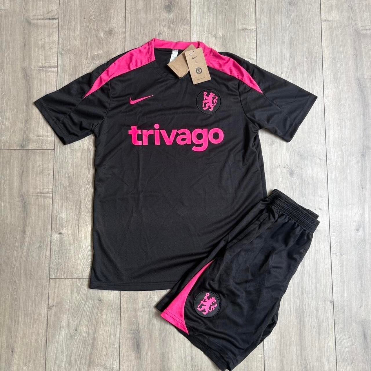 Chelsea Zwart/Roze (Shirt + Broekje) S/M, Zwart, Nike, Nieuw, Ophalen of Verzenden