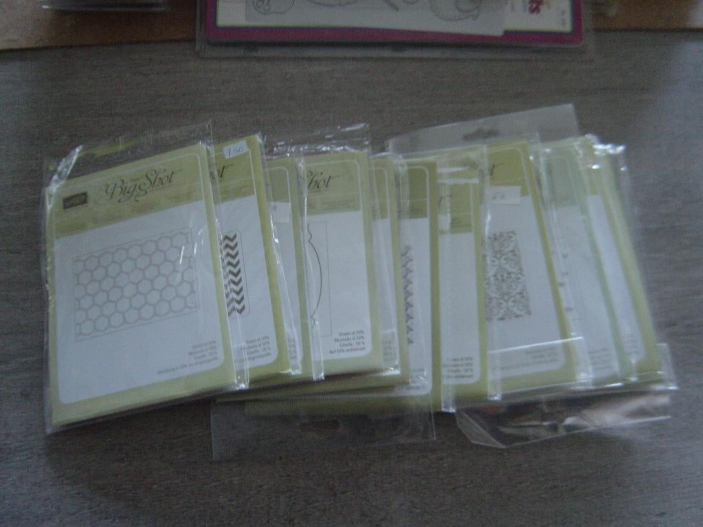 Stampin Up Embossing folder Big Shot, Hobby en Vrije tijd, Ophalen of Verzenden, Zo goed als nieuw, Overige thema's, Pons of Mal