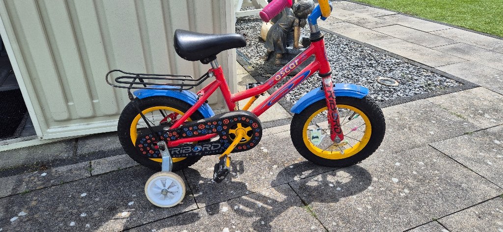 Kinderfiets, Ophalen, Terugtraprem, Zijwieltjes, Gebruikt