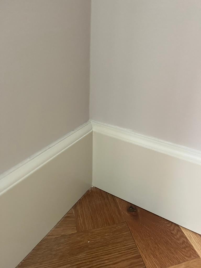 5x Woodstep Eigentijdse Plint 150x15mmx2400mm Wit Voorgelakt, Ophalen, Nieuw, Mdf, 250 cm of meer