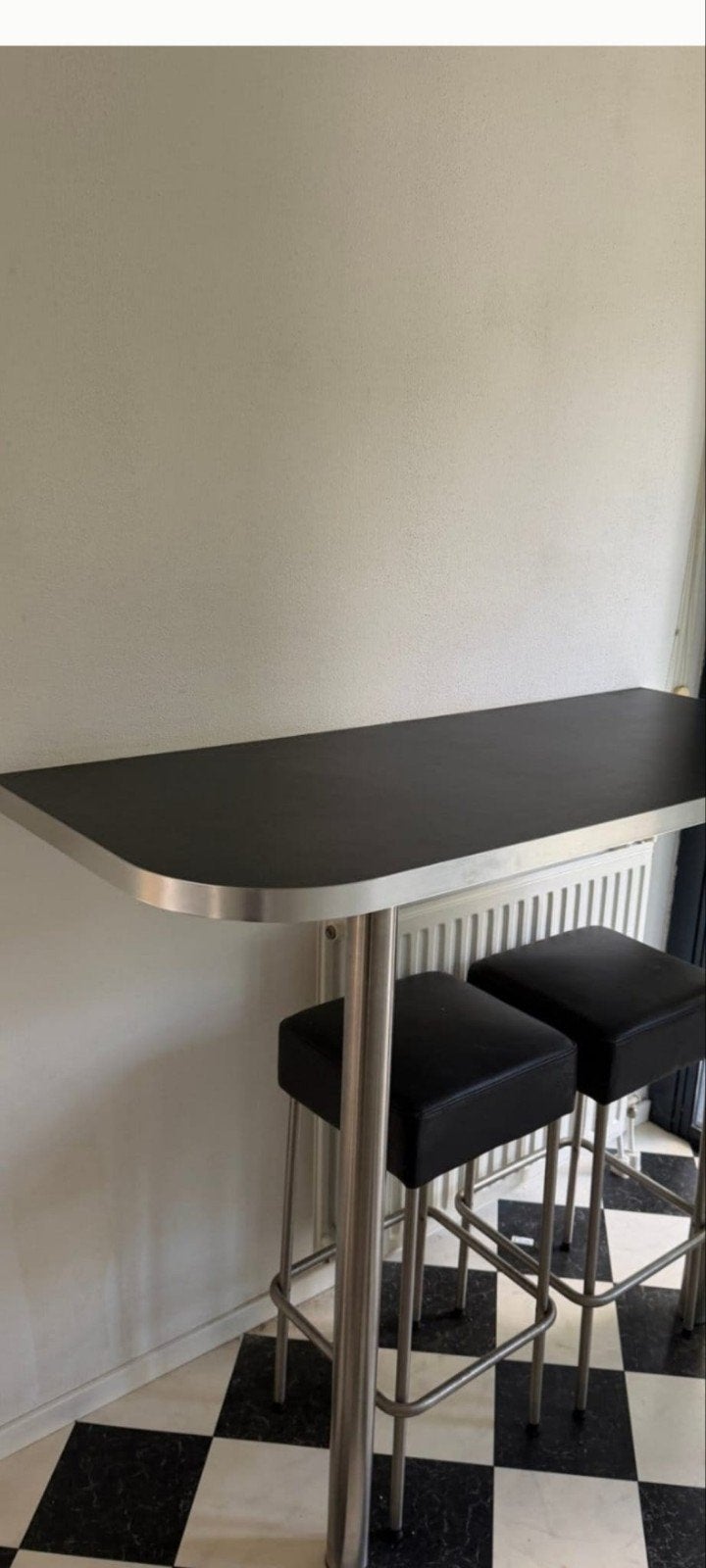 barset met 2 krukken, Ophalen, Gebruikt