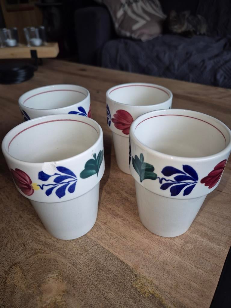 4 boerenbond bekers, Ophalen of Verzenden
