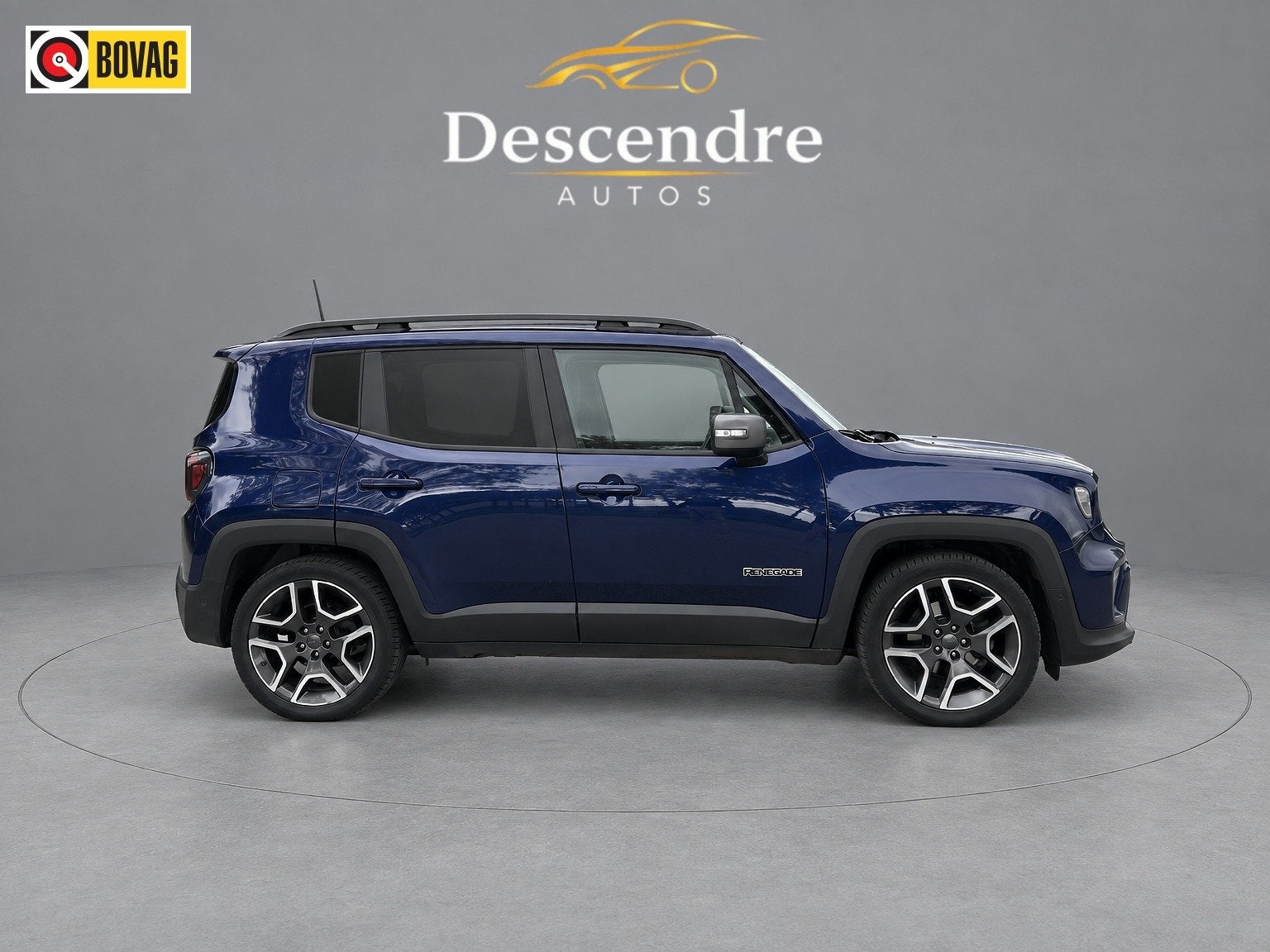 Jeep Renegade 1.3T Limited 12 maand garantie (bj 2018), Auto's, Gebruikt, 4 cilinders, Met garantie (alle), Blauw