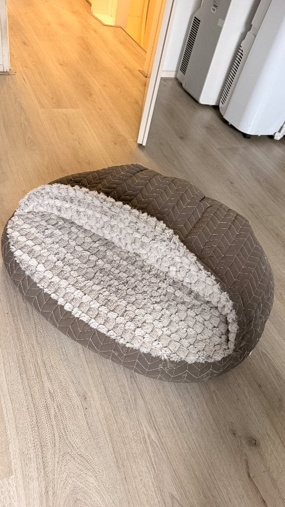Grote zachte kattenmand hondenmand cave 80x60cm ZGAN, Ophalen of Verzenden, Zo goed als nieuw, Pluche