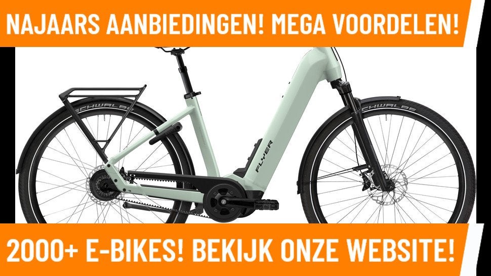 Flyer Upstreet 7.43 ebike met midden motor van 5999 nu 2749!, Nieuw, 50 km per accu of meer, Overige merken