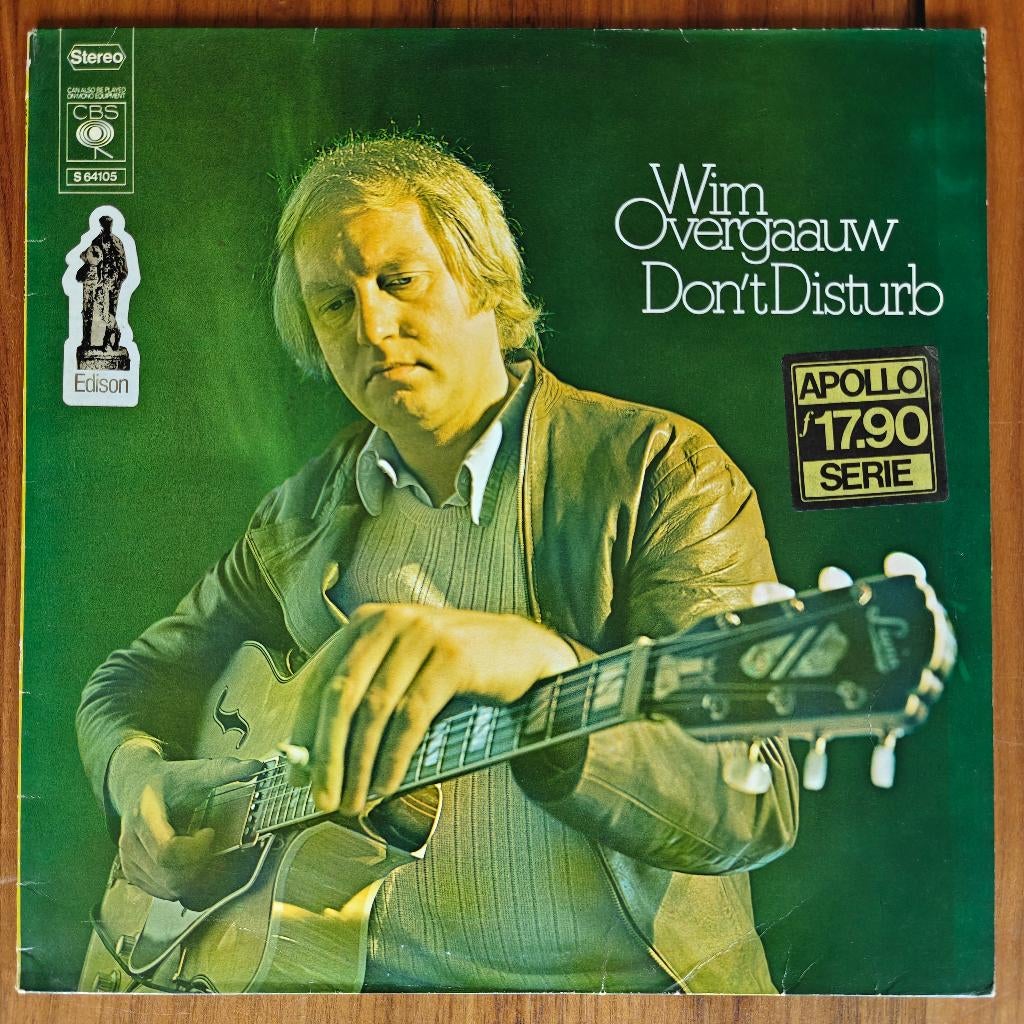 LP - Wim Overgaauw – Don't Disturb, Cd's en Dvd's, Vinyl | Jazz en Blues, 1960 tot 1980, Gebruikt, Ophalen of Verzenden, 12 inch