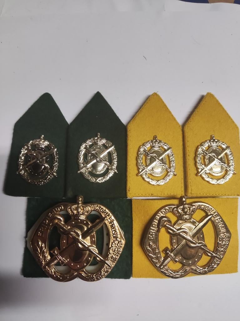 Baretemblemen en kraagspiegels GNKD, Verzamelen, Ophalen of Verzenden, Landmacht, Nederland, Embleem of Badge