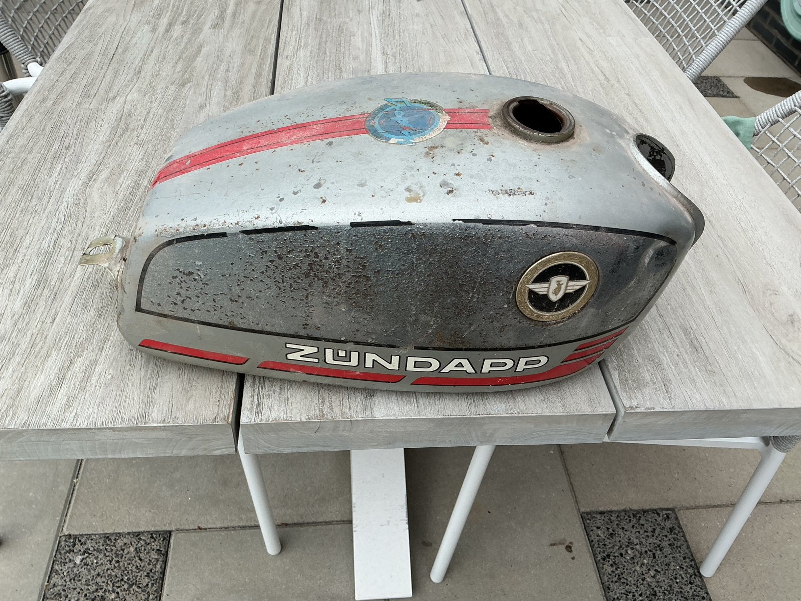 Te koop zundapp 529/530 glade tank origineel en hard., Ophalen of Verzenden, Gebruikt, Tank