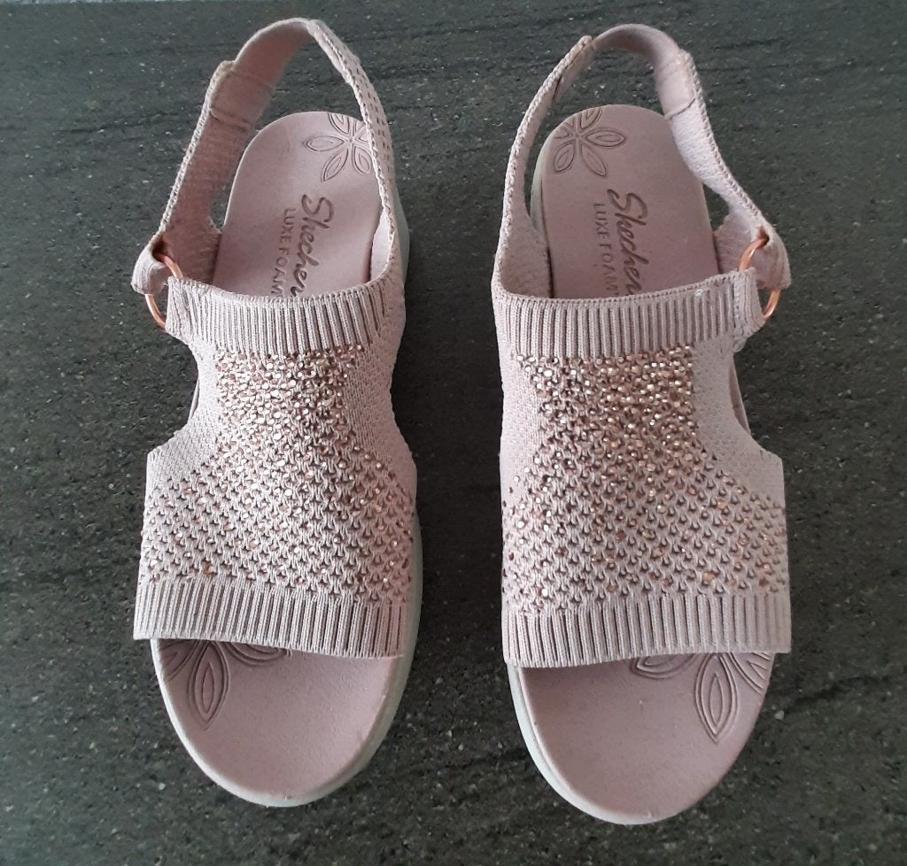 Damessandalen Skechers kleur roze, Skechers, Nieuw, Ophalen of Verzenden, Sneakers of Gympen