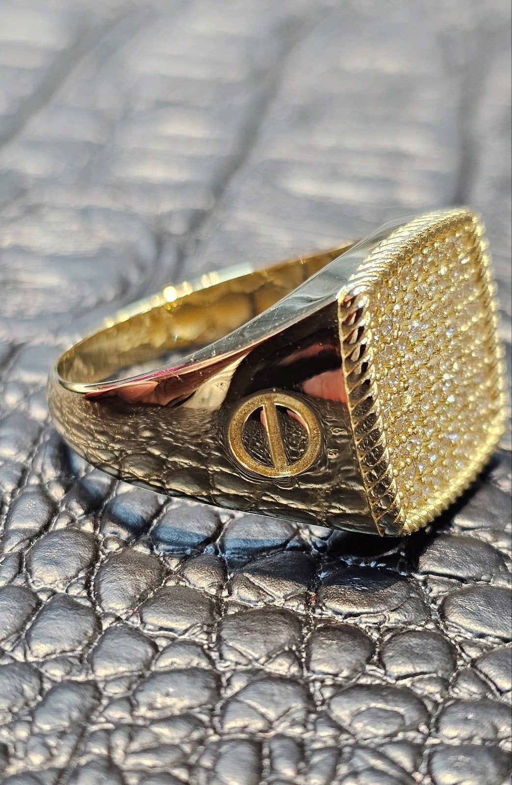 Mooie 14k gouden ring, 19 tot 20, Heer, Nieuw, Ophalen of Verzenden