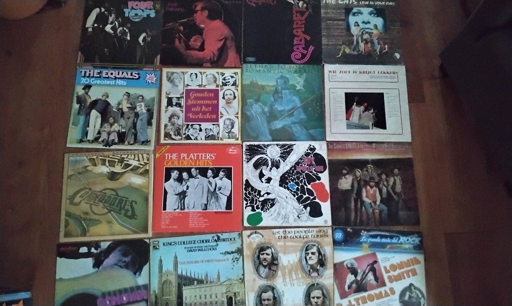 Lp's Verzameling Mix jaren '60, '70 '80 Soul Pop Folk Jazz, Ophalen, Gebruikt, 12 inch