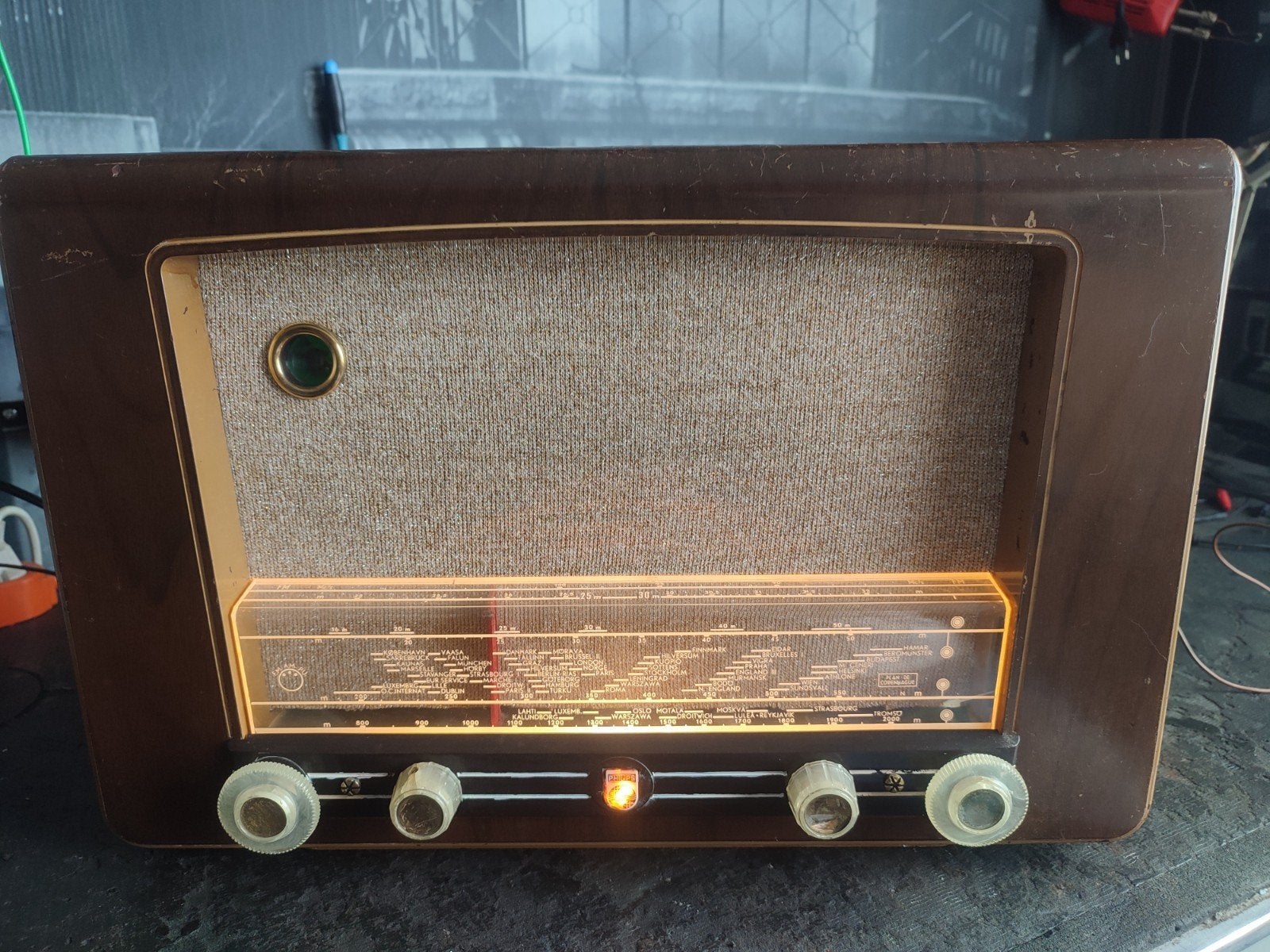 Philips buizenradio, Antiek en Kunst, Ophalen of Verzenden