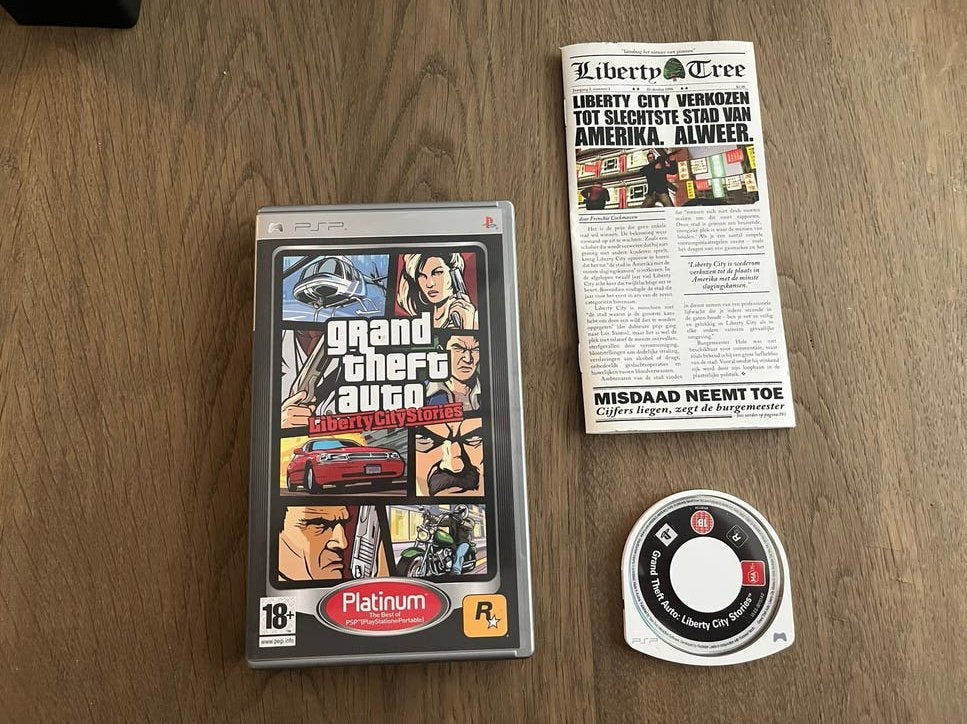 Grand Theft Auto: Liberty City Stories PSP, Avontuur en Actie, Gebruikt, Vanaf 18 jaar, 1 speler