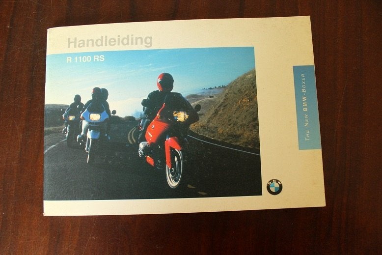 BMW R1100RS 1992 motorfiets handleiding R1100 RS  instructie, Ophalen of Verzenden, BMW