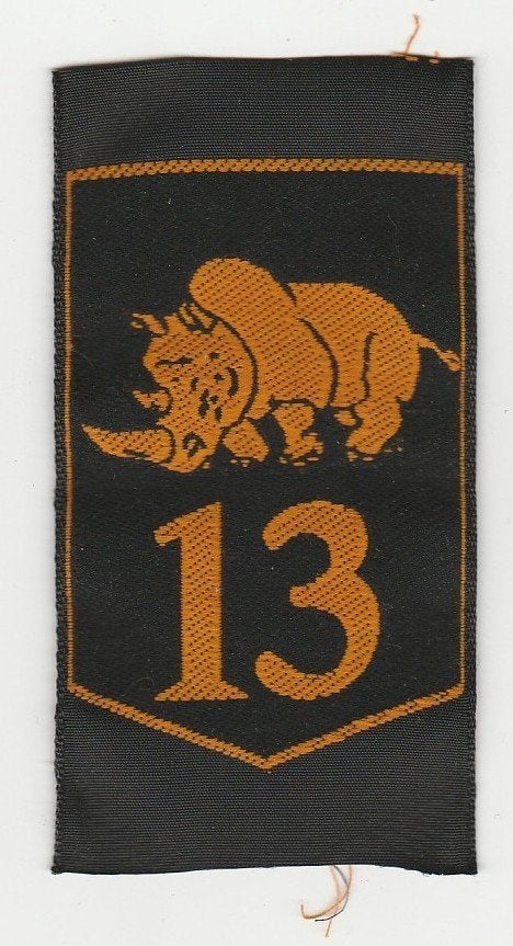 Embleem 13e gemechaniseerde brigade, Verzenden, Landmacht, Nederland, Embleem of Badge