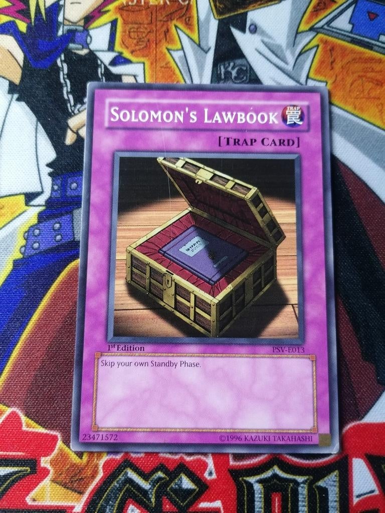 Solomons Lawbook - PSV - Yu-Gi-Oh, Ophalen of Verzenden, Zo goed als nieuw
