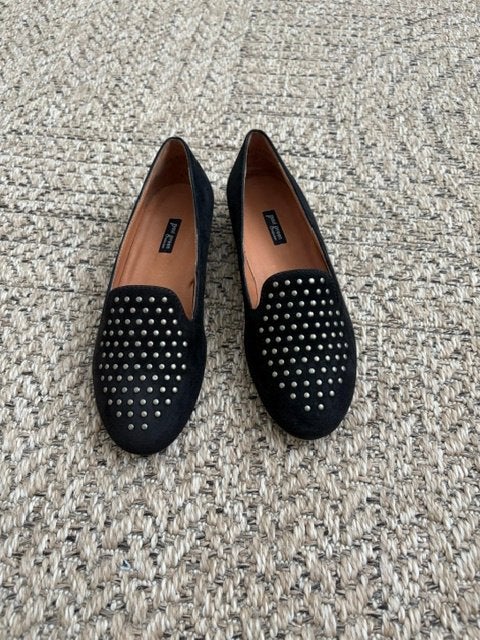 Paul Green suede ballerina's maat 37(4,5), Verzenden, Zwart, Ballerina's, Zo goed als nieuw