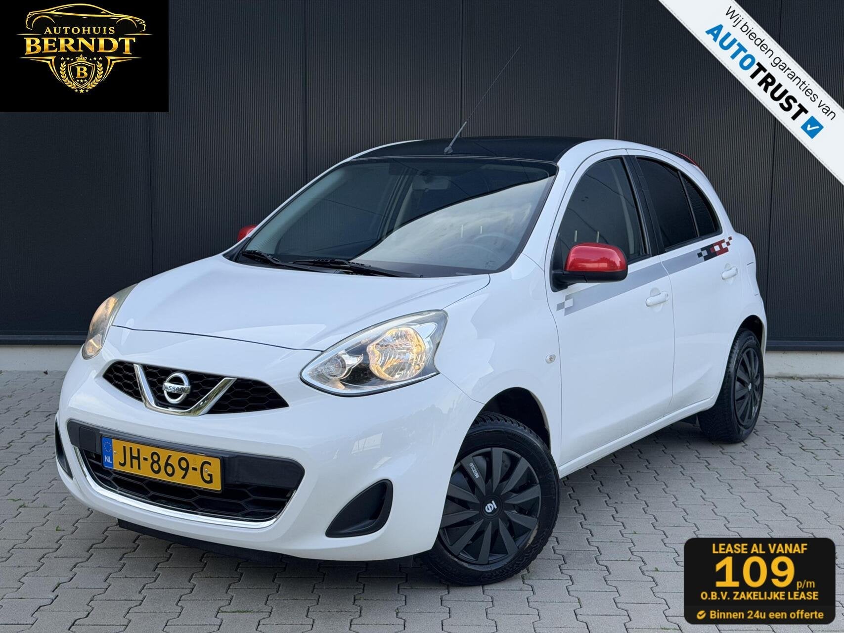 Nissan Micra 1.2 DIG-S Acenta Cruise CarPlay Elekpakket 98PK, Auto's, Voorwielaandrijving, Stof, Met garantie (alle), 1198 cc