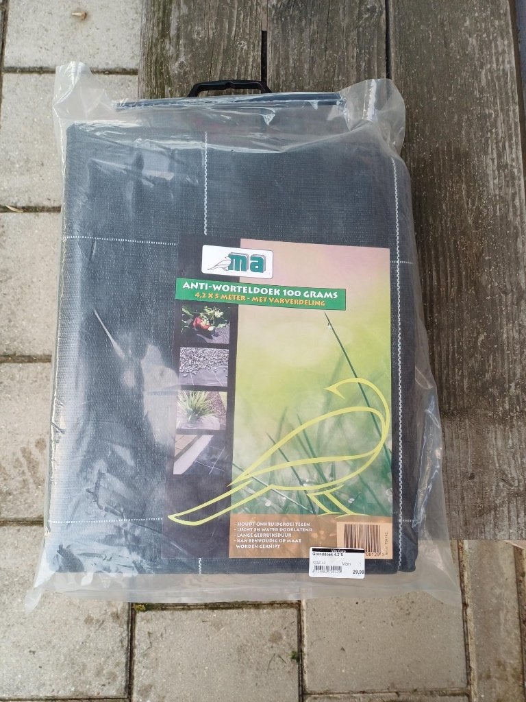 Anti worteldoek 100 grams 4,2 x 5 meter NIEUW, Tuin en Terras, Overige Tuin en Terras, Ophalen of Verzenden, Nieuw