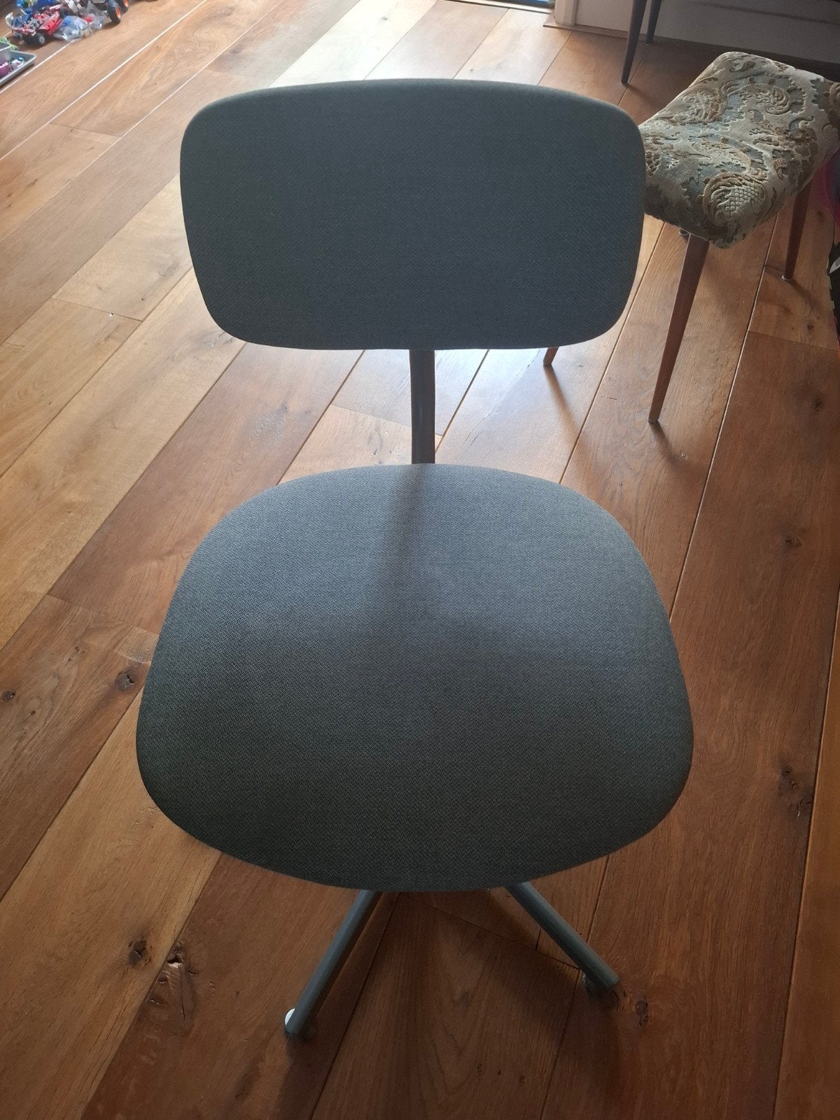 IKEA BLECKBERGET Bureaustoel - Grijs, Huis en Inrichting, Bureaustoelen, Ophalen, Gebruikt, Grijs, Bureaustoel