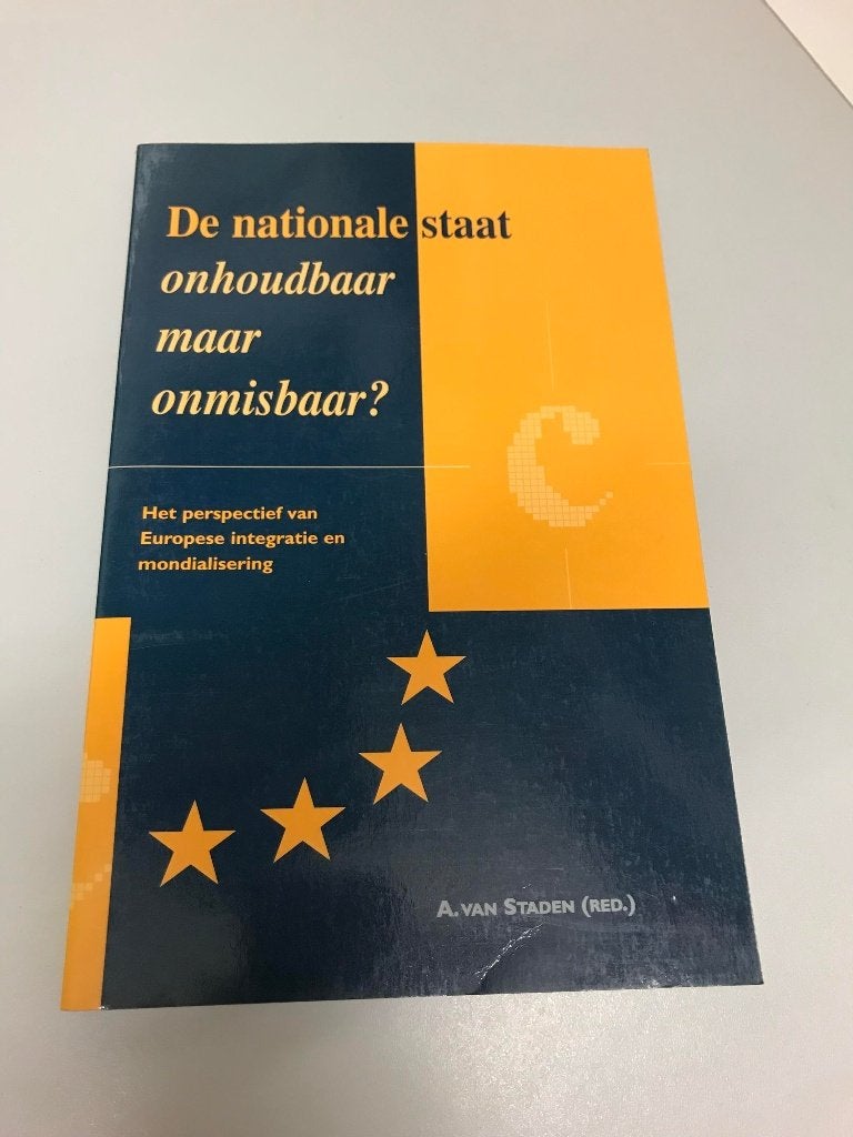 De nationale staat onhoudbaar maar onmisbaar, Boeken, Oorlog en Militair, Ophalen of Verzenden, 1945 tot heden, Gelezen, Algemeen