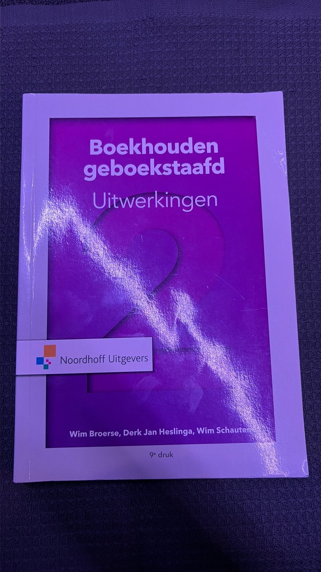 Boekhouden geboekstaafd 2 uitwerkingen, Boeken, Ophalen of Verzenden, Zo goed als nieuw, Economie en Marketing