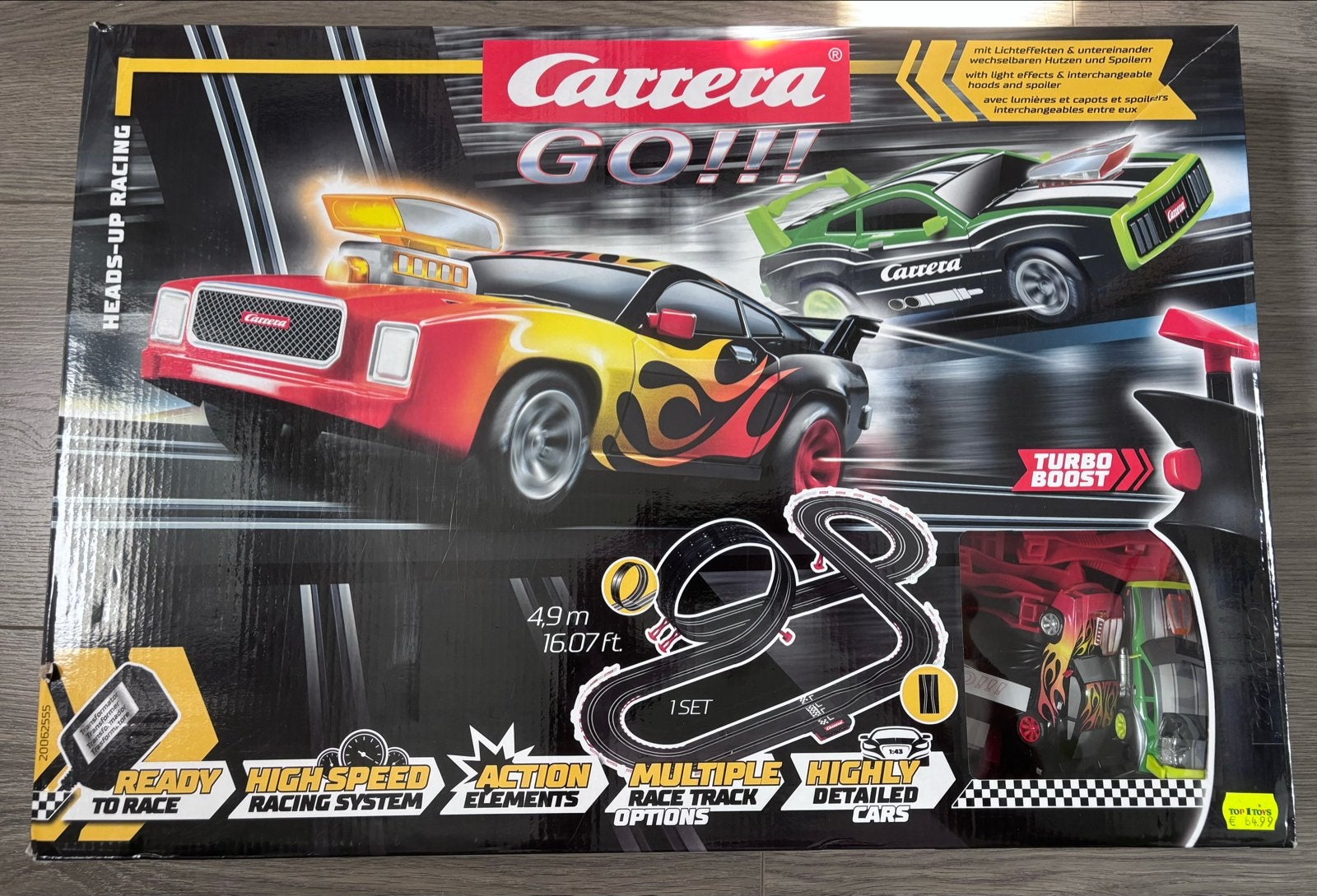 Carrera GO Racebaan met Looping en 2 Auto's, Kinderen en Baby's, Speelgoed | Racebanen, Racebaan, Carrera, Ophalen of Verzenden