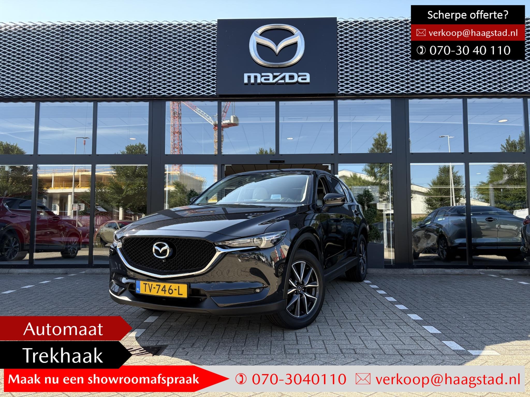 Mazda CX-5 2.0 SkyActiv-G 165 Skylease Luxury Dealer onderho, 1998 cc, 15 km/l, 4 cilinders, Zwart