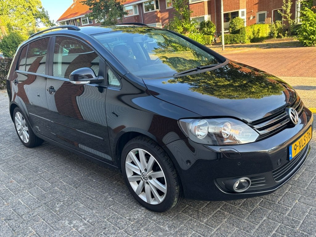 Volkswagen Golf Plus 1.4 carplay TSI 90KW Dsg7 2009 Zwart, Auto's, Stof, Zwart, Particulier, Adaptive Cruise Control