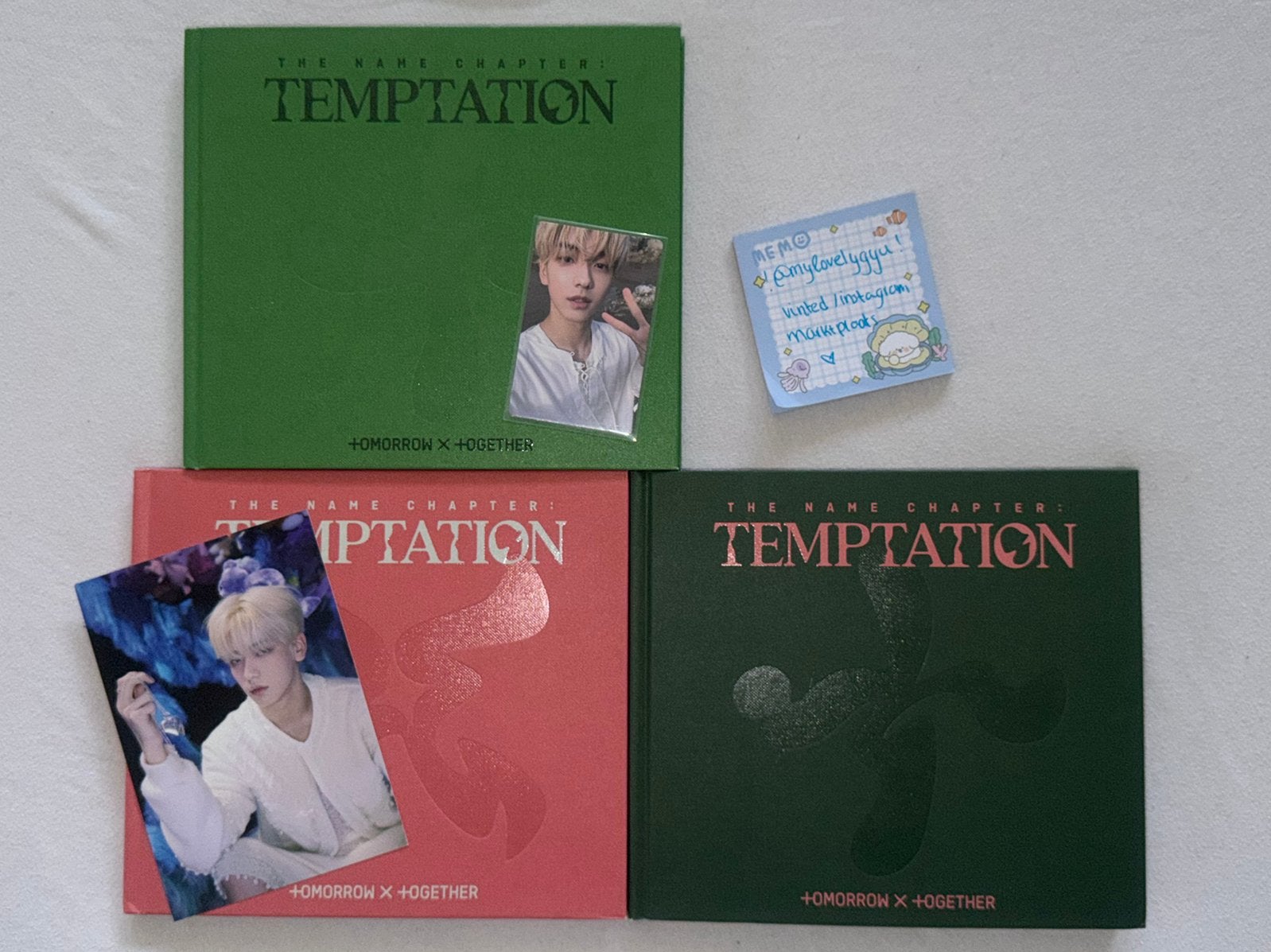TXT temptation album soobin daydream, nightmare, farewell, Ophalen of Verzenden, Zo goed als nieuw, Cd of Plaat