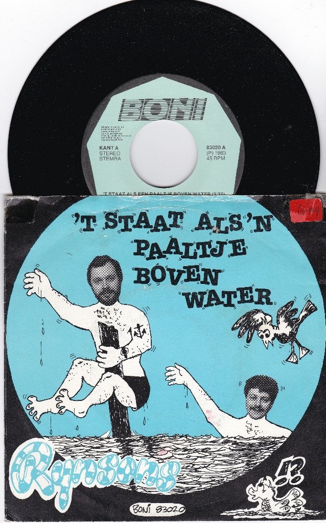 Rijnsons ‎– T Staat Als N Paaltje Boven Water, Ophalen of Verzenden, Gebruikt, 7 inch, Overige genres