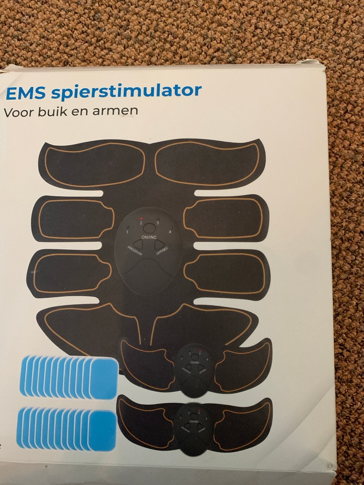 EMS Spierstimulator voor buik en armen, Ophalen of Verzenden, Nieuw, Armen, Overige typen