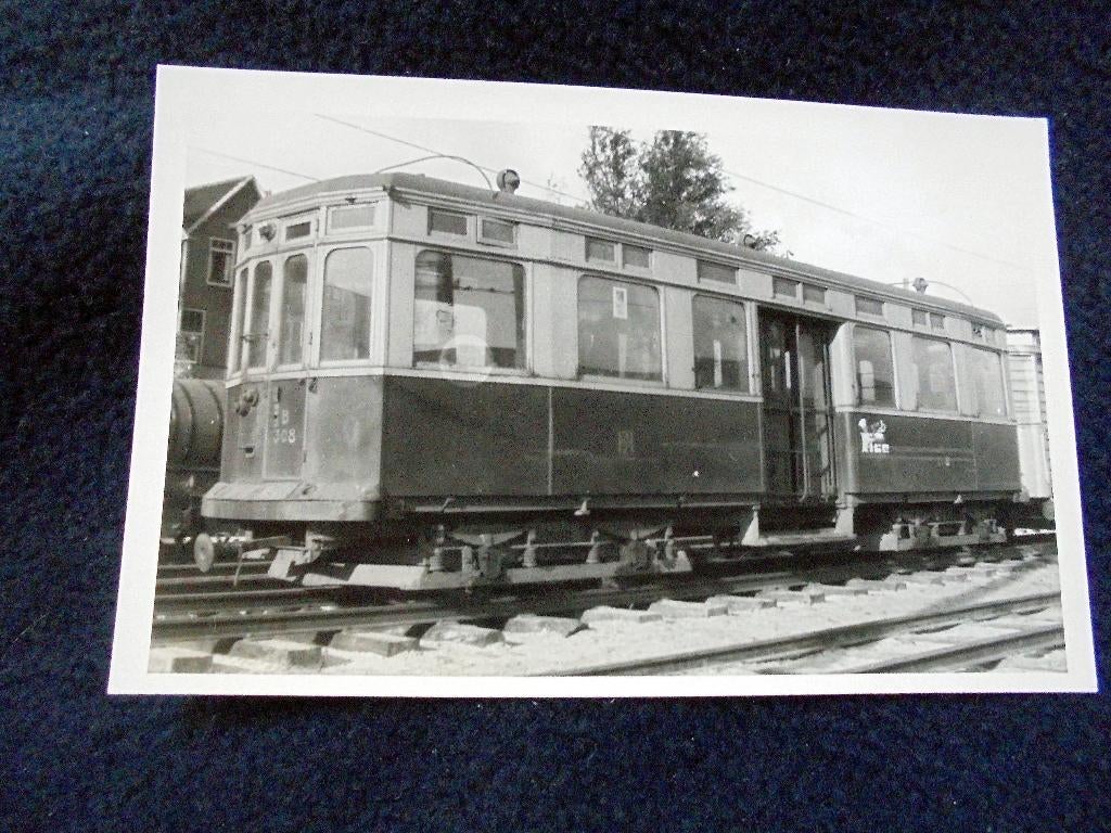 Leiden Remise NZH Blauwe Tram., Verzenden, Gebruikt, Tram, Overige typen