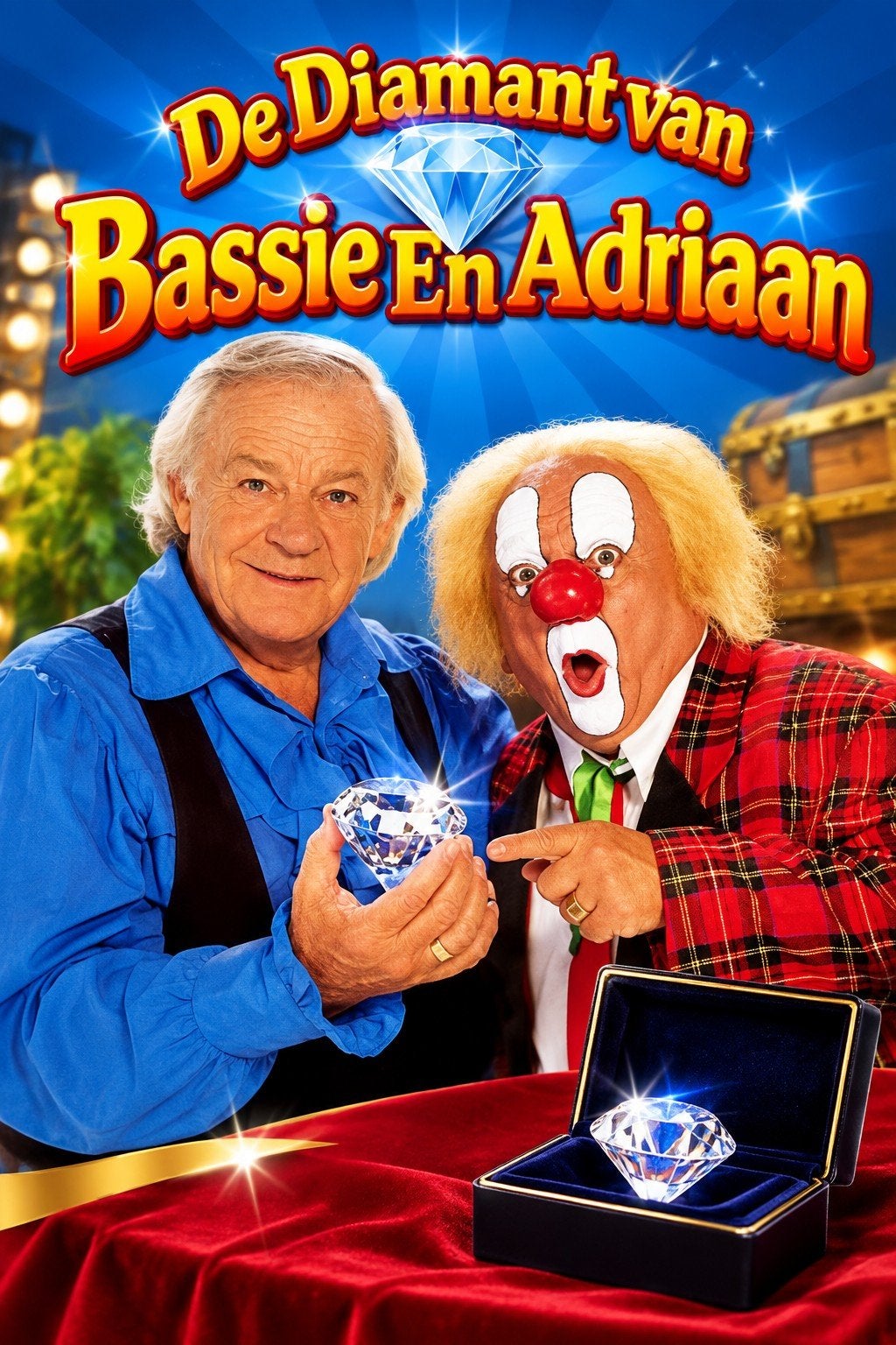De Diamant van Bassie en Adriaan replica., Ophalen of Verzenden, Nieuw, Tv, Beeldje, Replica of Model