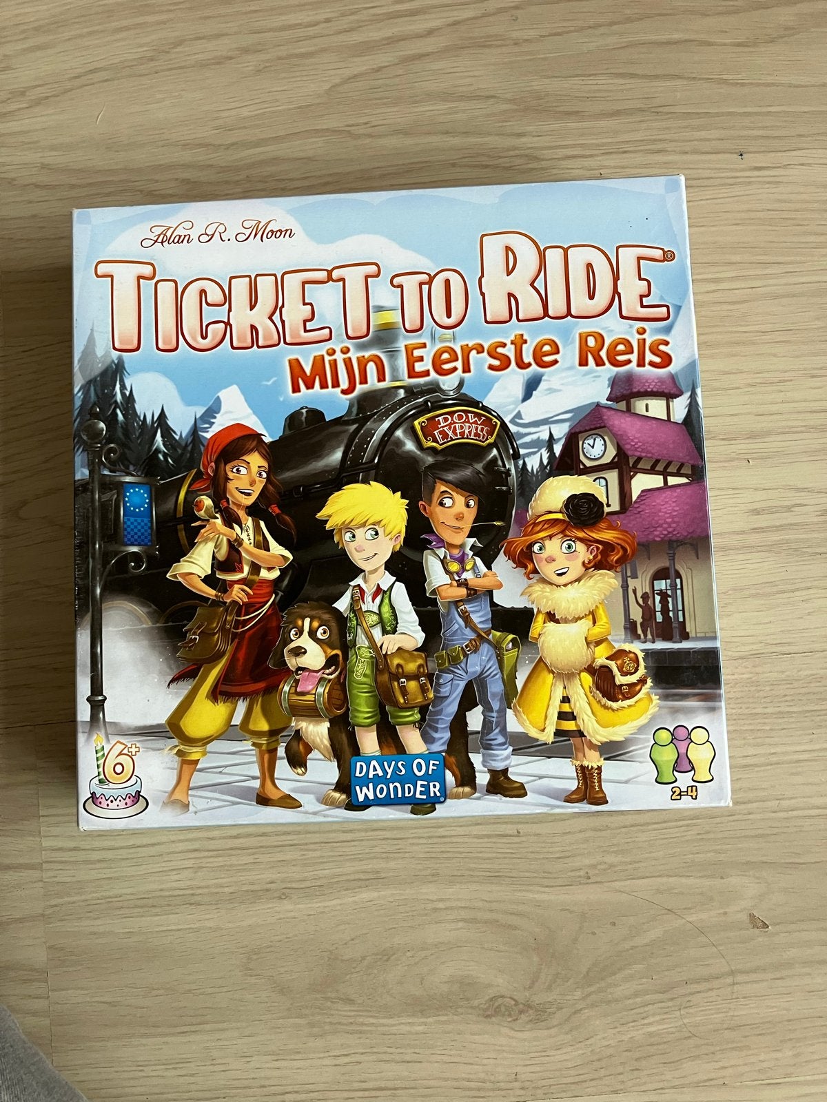 Ticket to Ride: Mijn Eerste Reis - Familiespel, Drie of vier spelers, Ophalen, Zo goed als nieuw
