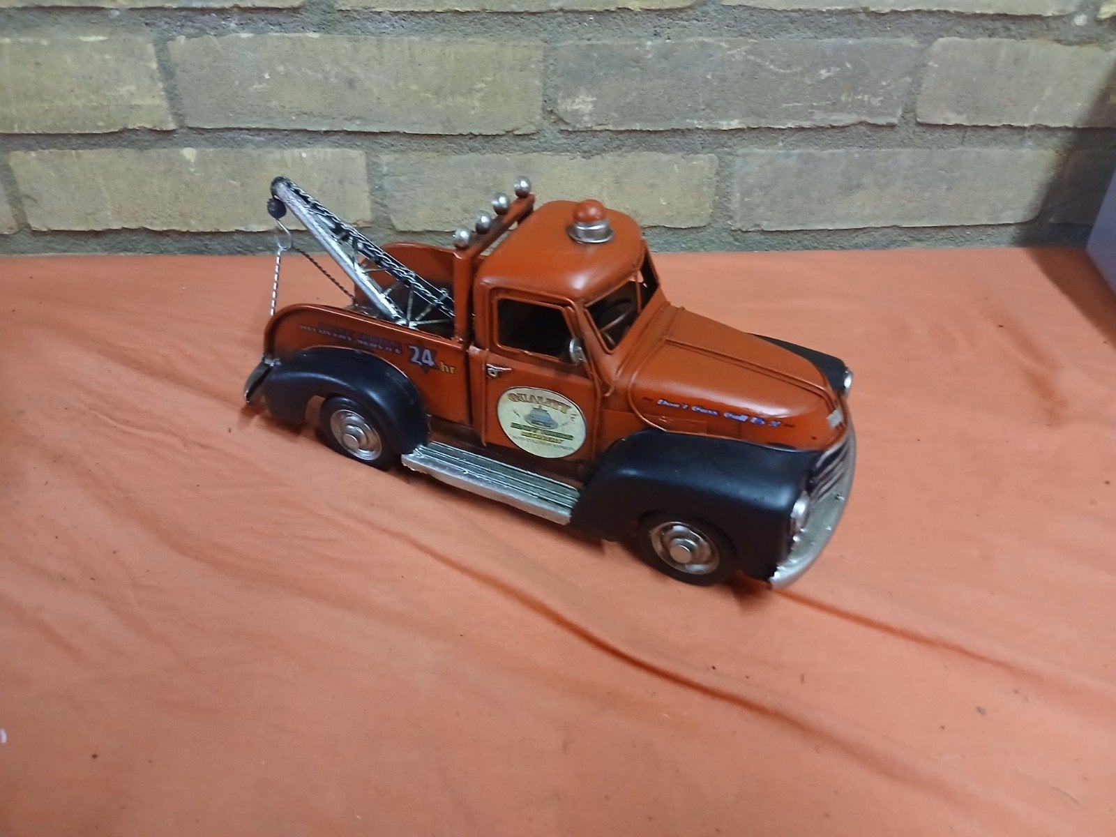 Vintage Blikken Sleepwagen Decoratie Auto, Ophalen of Verzenden, Gebruikt, Auto