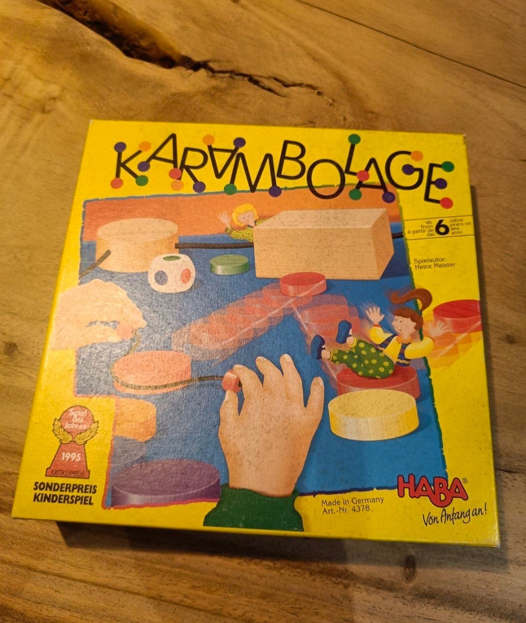 HABA Karambolage Bordspel - Compleet en in Goede Staat, Een of twee spelers, Ophalen of Verzenden, Gebruikt, HABA