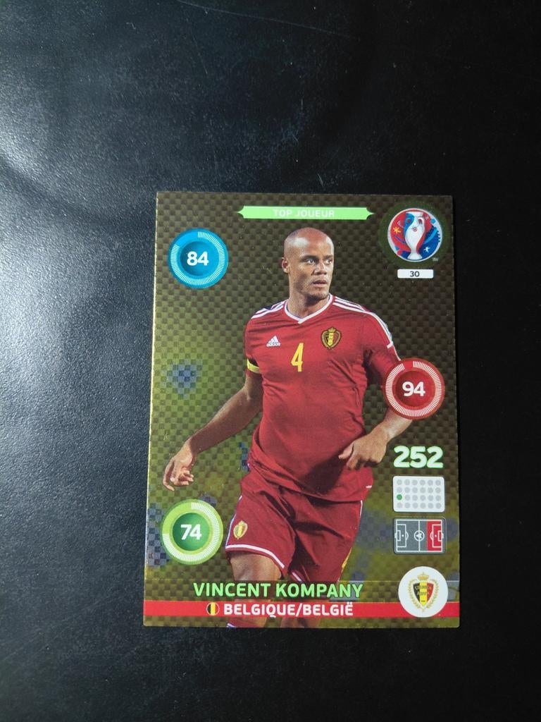 Vincent kompany (belgie/bayern munchen) panini ek 2016, Ophalen of Verzenden, Nieuw, Buitenlandse clubs, Poster, Plaatje of Sticker