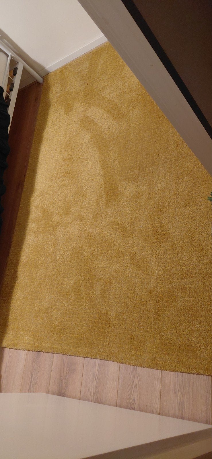 Geel vloerkleed, hoogpolig, 120x180, Ikea, in nette staat!!!, Gebruikt, 100 tot 150 cm, Geel, Ophalen of Verzenden