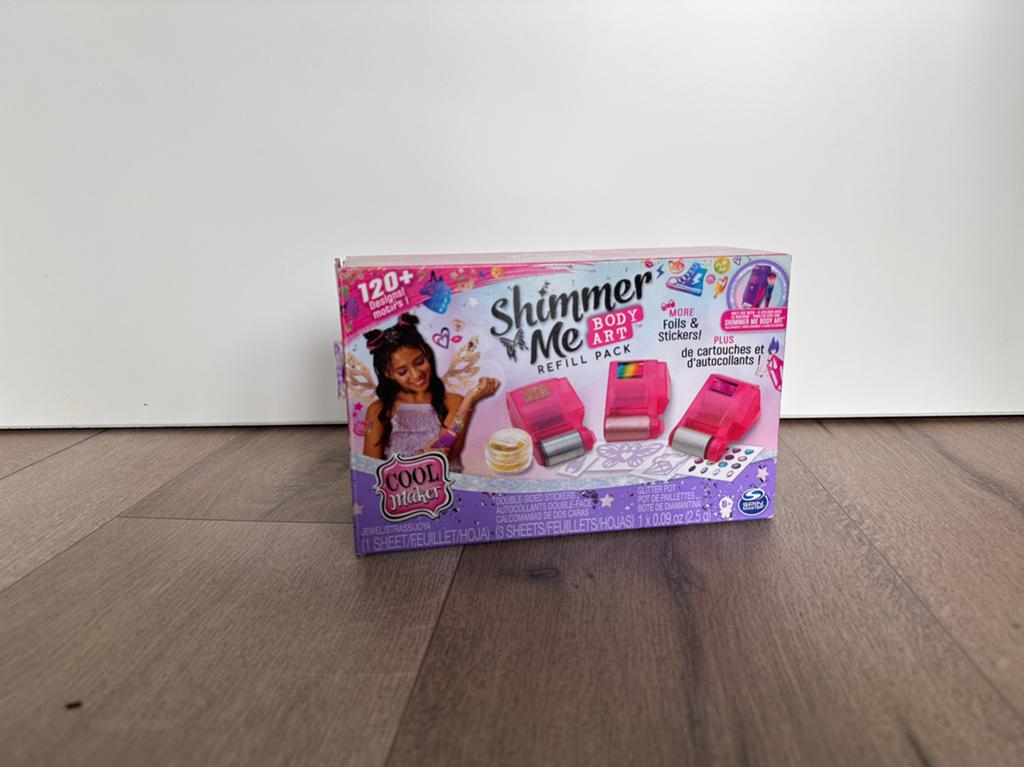 Shimmer body art refill pack - glitter tattoo makers set, Ophalen, Zo goed als nieuw