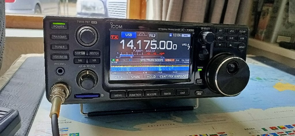 Icom IC-7300 HF Transceiver, Ophalen of Verzenden, Zo goed als nieuw, Zender en Ontvanger