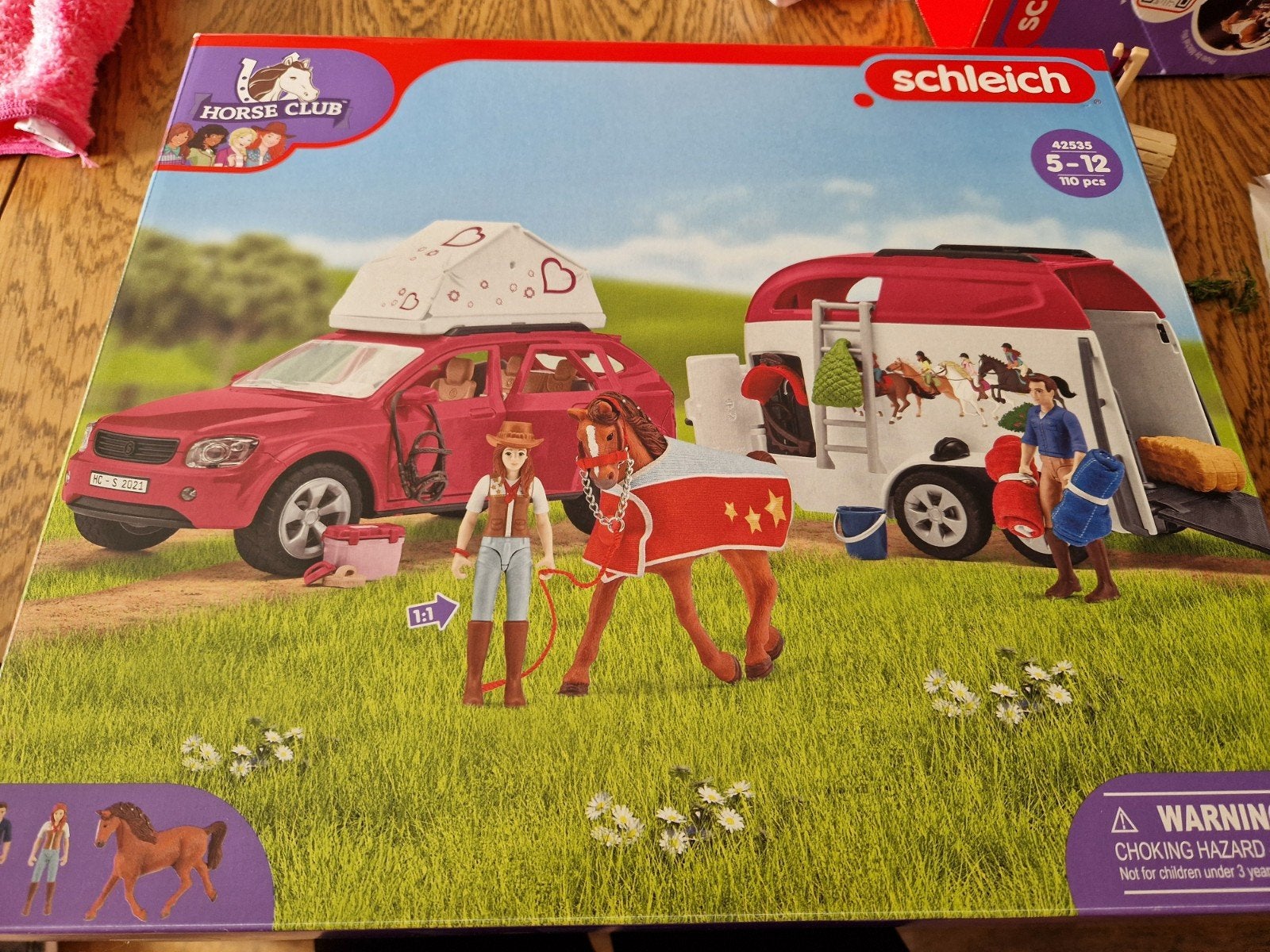 Schleich Horse Club Auto met Paardentrailer, Ophalen of Verzenden, Gebruikt