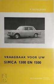 Vraagbaak SIMCA 1300 en 1500 - P Olyslager, Verzenden