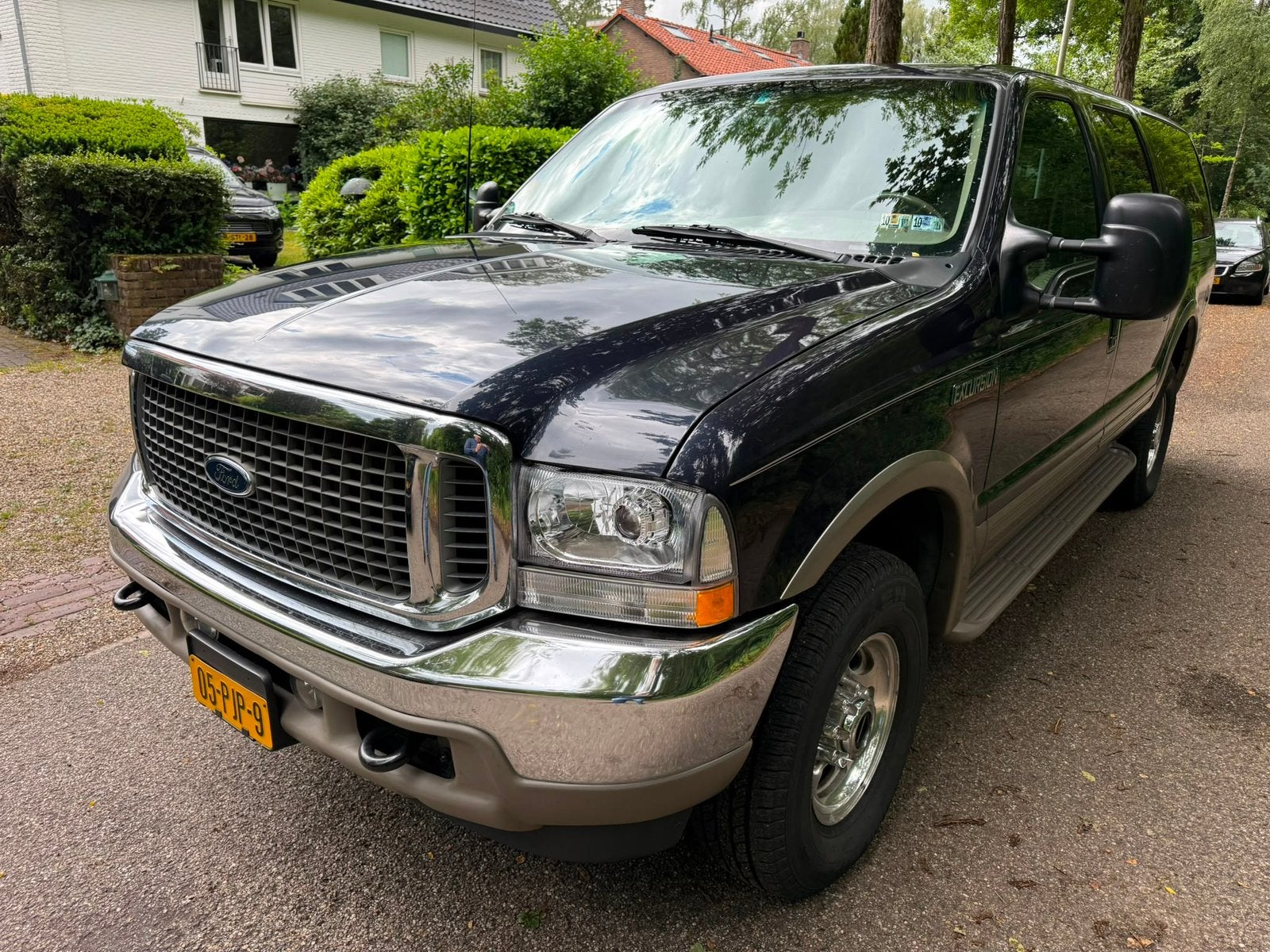 Ford Excursion 6.8 V10 - 2001 - Zeer goede staat!, Automaat, 6751 cc, Blauw, Leder