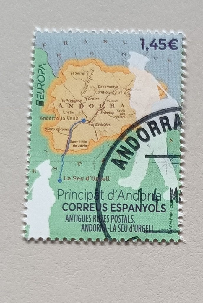 Andorra( Spanish) 2020 cept (PF) cancelled, Ophalen of Verzenden, Gestempeld, Overige thema's