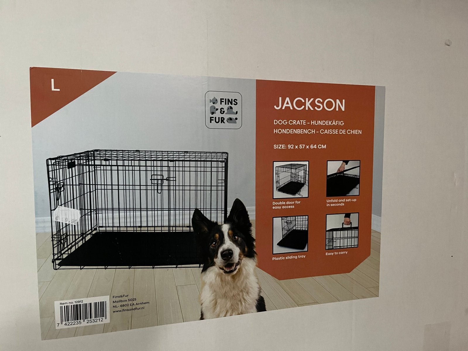 Dog/Cat crate/cage 92x57x64, Ophalen