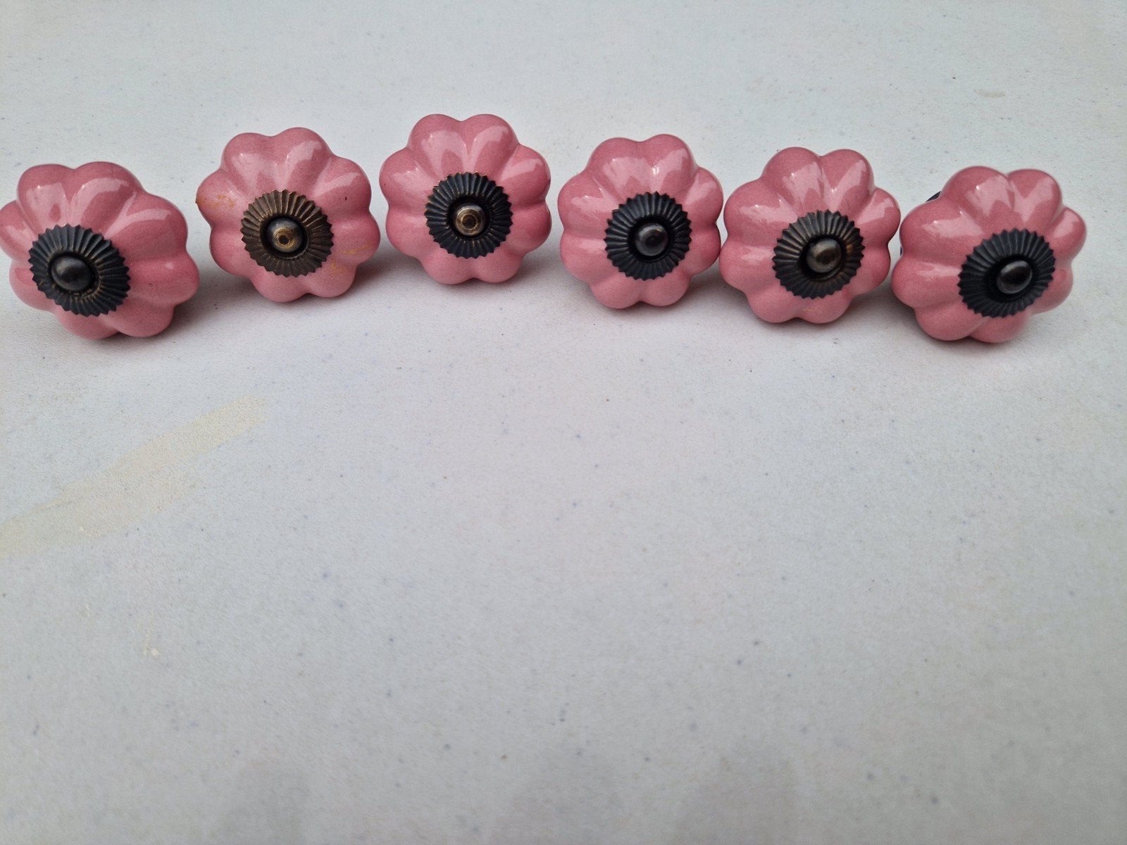 Zara Home Deurknopjes - Roze Bloemvormig (6 stuks), Verzenden, Gebruikt