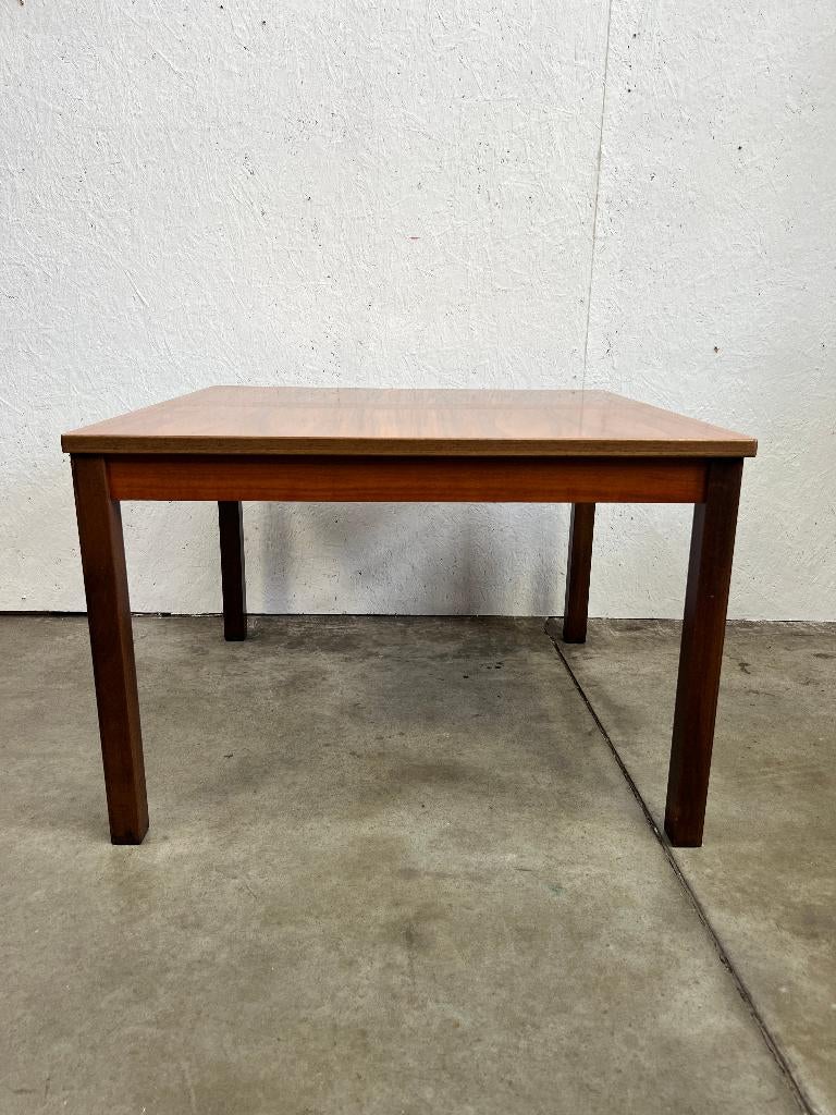 Vintage Deense Salontafel / Bijzettafel, teak 1970's, Ophalen, Gebruikt, 50 tot 100 cm, 50 tot 100 cm