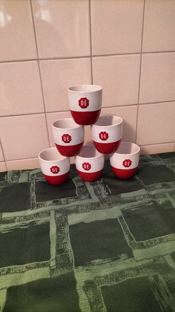 6 Douwe Egberts burendag mokken 2026 -Dus Nieuw., Ophalen of Verzenden, Nieuw, Overige stijlen, Kop(pen) en/of Schotel(s)